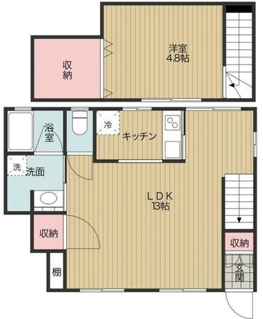 グランジュテ尾山台の物件間取画像